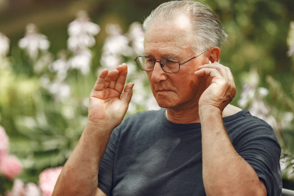 technology-people-communication-concept-senior-man-summer-park-grangfather-using-phone
